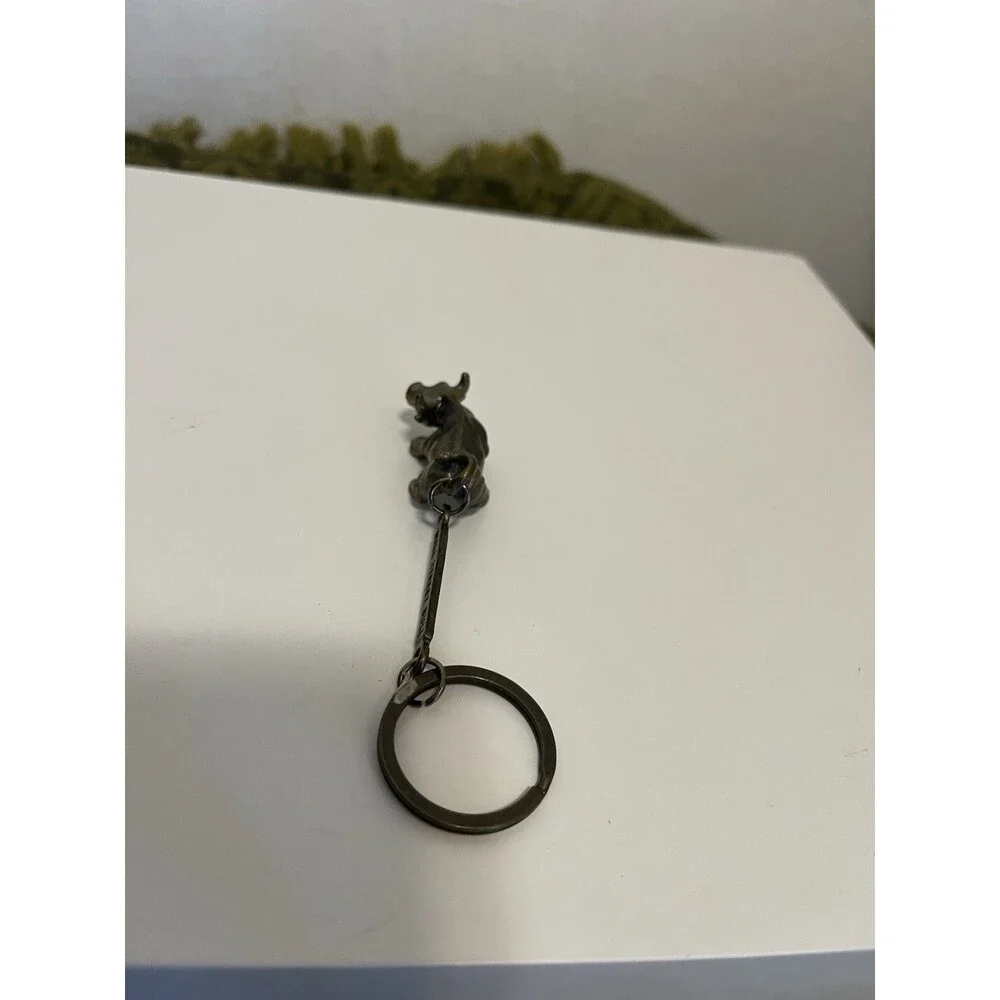 Keychain New York Wall Street Stock Exchange Bull Key Ring Fob Chain